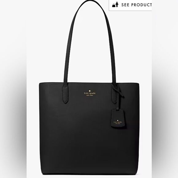 Kate spade black Brynn tote. NWT. - Picture 1 of 6